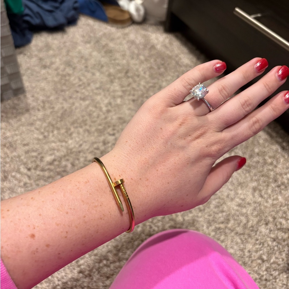 Nail Gold Bracelet